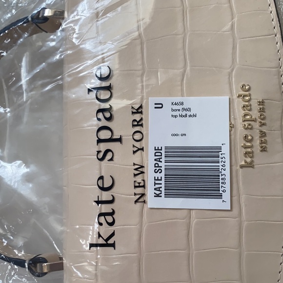 kate spade Bags Kate Spade Darcy Croc Embossed Top Handle Satchel
